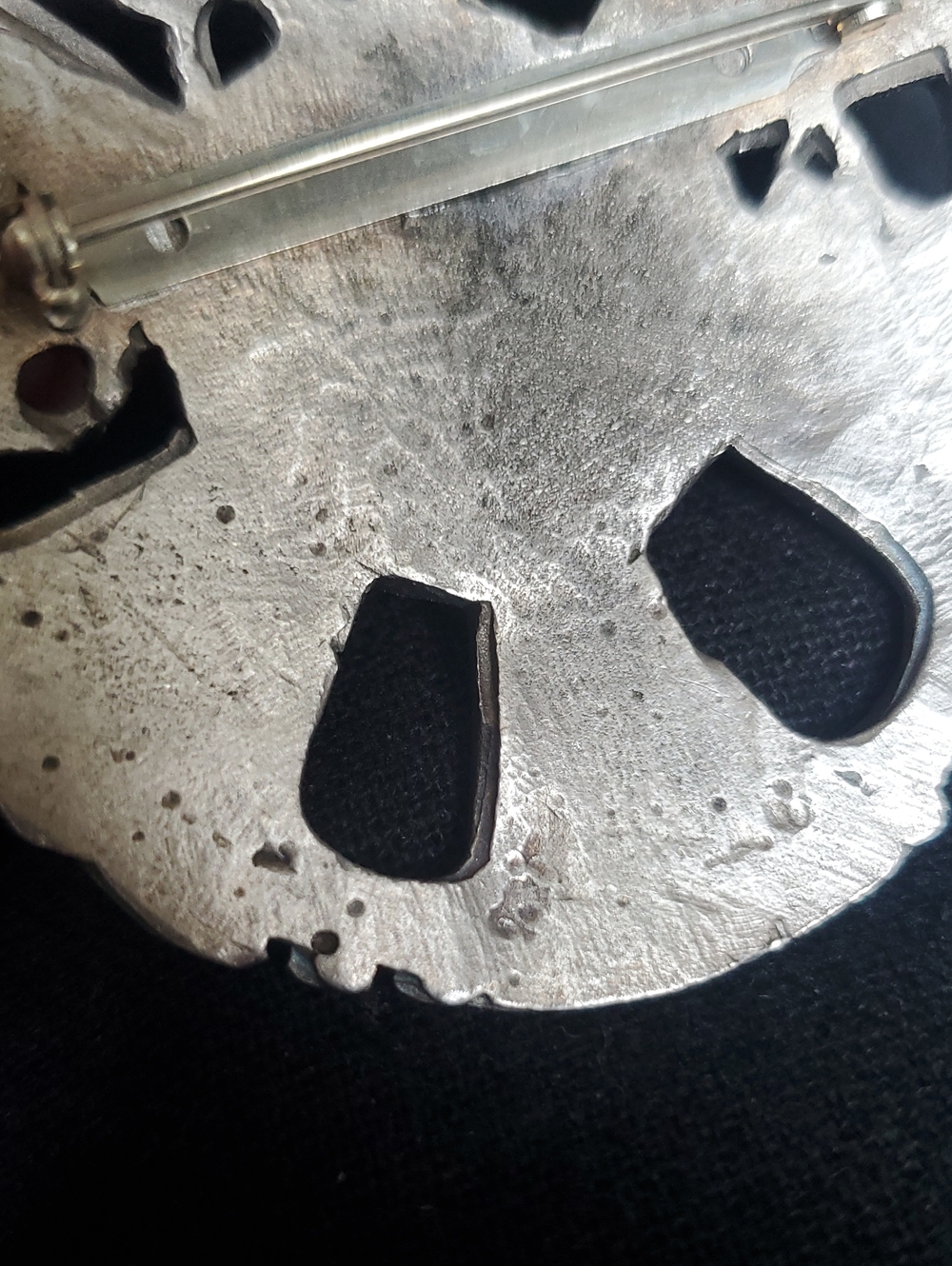 Vintage Medievel Art Silver Sunface Medallion Pendant - Picture 10 of 13